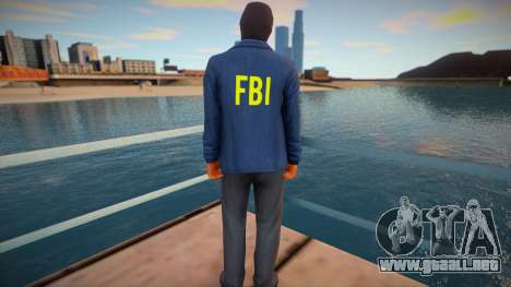 Agente del FBI con una máscara para GTA San Andreas