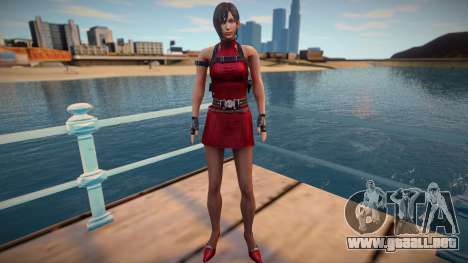 Ada Wong red short dress para GTA San Andreas