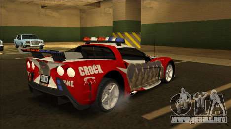 Chevrolet Cross Corvette C6 (Pepega Edition) para GTA San Andreas