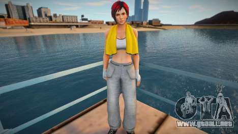 Mila with a towel from Dead or Alive para GTA San Andreas