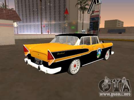 Simca Chambord 1957 Vigilante de carretera para GTA San Andreas