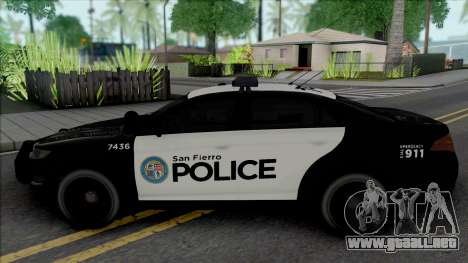 Vapid Torrence Police San Fierro para GTA San Andreas
