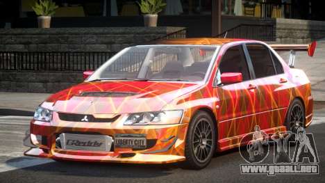 Mitsubishi Lancer Evolution VIII GST-R S1 para GTA 4