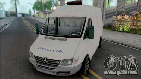 Mercedes-Benz Sprinter Politia para GTA San Andreas