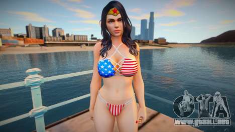 DC Wonder Woman Patriot para GTA San Andreas