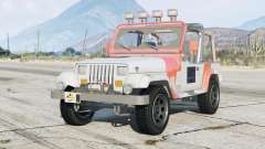 Jeep Wrangler Jurassic Park (YJ) 1993〡add-on para GTA 5