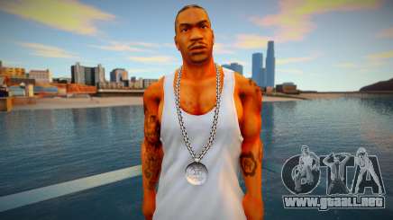 Xzibit white t-shirt para GTA San Andreas