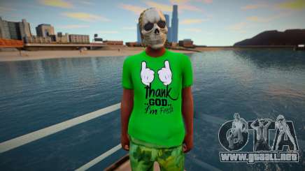 Nigga skull mask from GTA Online para GTA San Andreas