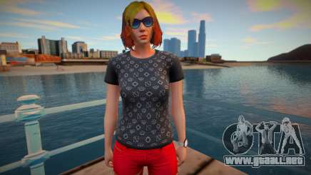 Girl 7 from GTA Online para GTA San Andreas