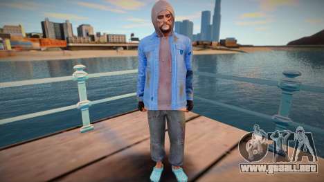 Homeless skin para GTA San Andreas