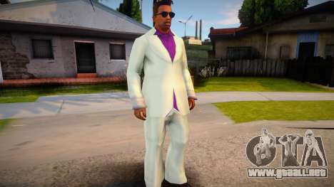 Lance Vance white suit for CJ para GTA San Andreas
