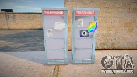 4K Telephone Booth para GTA San Andreas