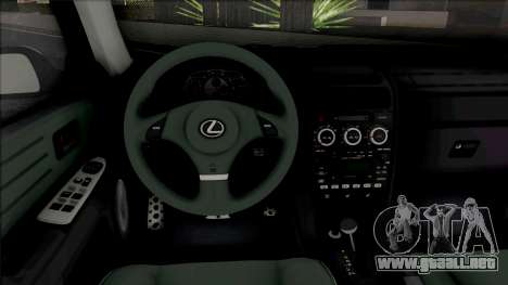 Lexus IS300 (SA Lights) para GTA San Andreas