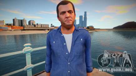 Michael en una camisa azul para GTA San Andreas