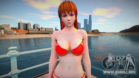 Kasumi Red Bikini para GTA San Andreas