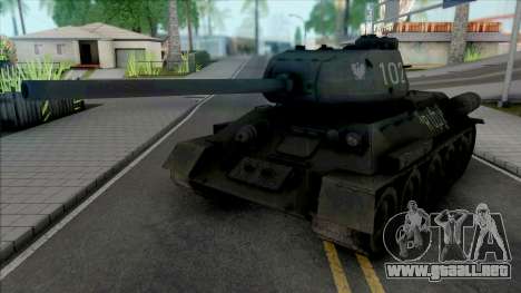 T-34-85 RUDY 102 (Czterej pancerni i pies) para GTA San Andreas