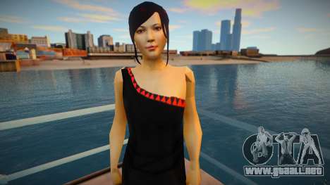 Asian girl black dress para GTA San Andreas