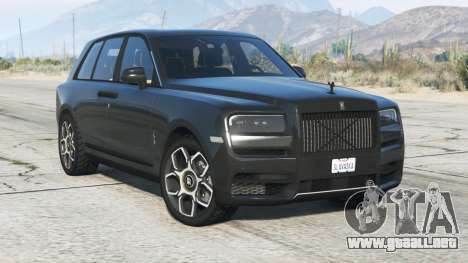 Rolls-Royce Cullinan Insignia Negra 2020〡add-on