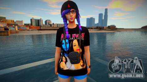 Fortnite - Splatterella Fashion Casual V2 para GTA San Andreas