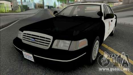 Ford Crown Victoria 1998 CVPI LAPD GND v2 para GTA San Andreas