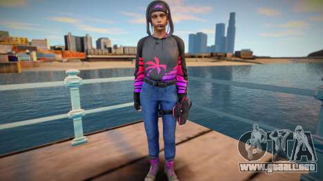 RE2 Remake Claire Redfield COD - The Boss para GTA San Andreas