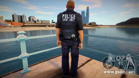 Policía con un chaleco antibalas para GTA San Andreas