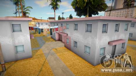 Casa pobre con gueto para GTA San Andreas