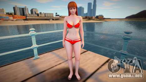 Kasumi Red Bikini para GTA San Andreas