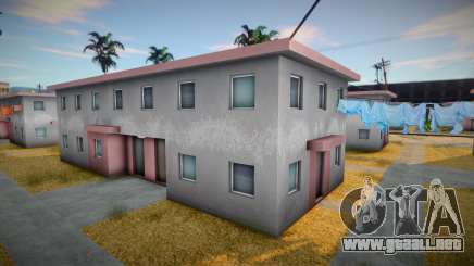 Casa pobre con gueto para GTA San Andreas