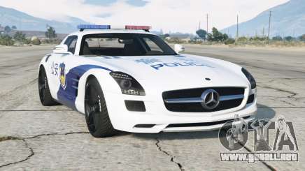 Mercedes-Benz SLS 63 AMG (C197) 2010〡 Policía china para GTA 5