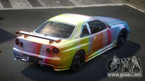 Nissan Skyline R34 GS-U S1 para GTA 4