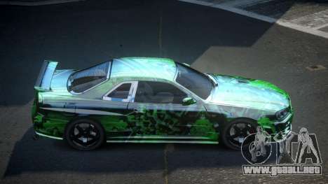 Nissan Skyline R34 GS-U S8 para GTA 4