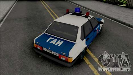 VAZ-21099 Milicia de Moscú de los años 90 para GTA San Andreas