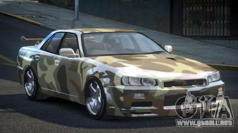 Nissan Skyline SP R34 S2 para GTA 4