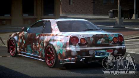 Nissan Skyline R34 PSI Qz S6 para GTA 4