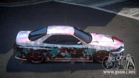 Nissan Skyline R34 PSI Qz S6 para GTA 4