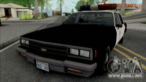 Chevrolet Impala 1986 LAPD para GTA San Andreas