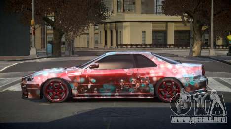 Nissan Skyline R34 PSI Qz S6 para GTA 4