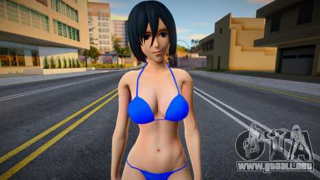 Mikasa Ackerman Bikini (good skin) para GTA San Andreas