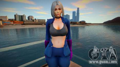 KOF Soldier Girl Different - Blue 5 para GTA San Andreas