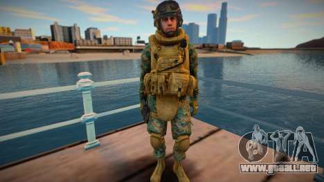 Call Of Duty Modern Warfare Woodland Marines 13 para GTA San Andreas