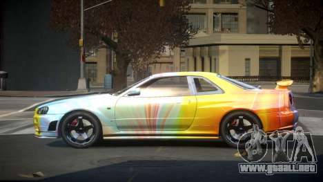 Nissan Skyline R34 GS-U S1 para GTA 4