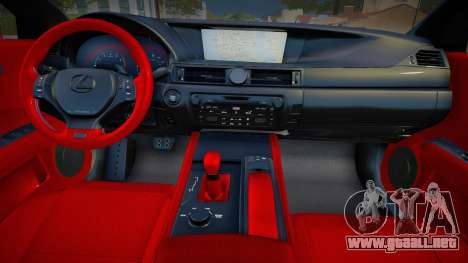 Lexus GS350 (good textures) para GTA San Andreas