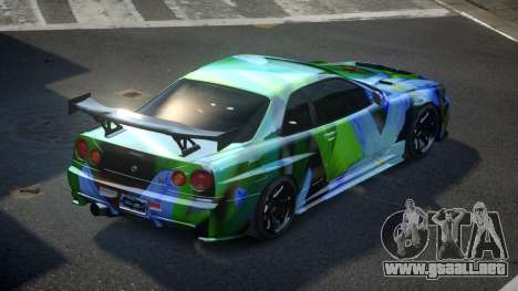 Nissan Skyline R34 PSI Qz S1 para GTA 4