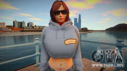 Katarina Alves Casual V1 DLC Los Santos Tuners 2 para GTA San Andreas
