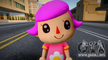 SSBU Female Villager For GTA San Andreas Skin para GTA San Andreas