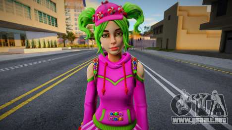 Fortnite Zoey Candy Girl para GTA San Andreas