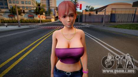 DOAXVV Honoka - Idaten (Pisara) para GTA San Andreas