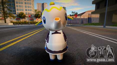 Tia - Animal Crossing Elephant para GTA San Andreas