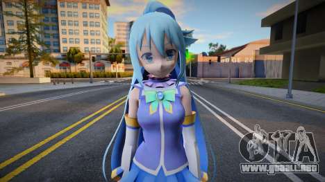 Aqua from Konosuba para GTA San Andreas